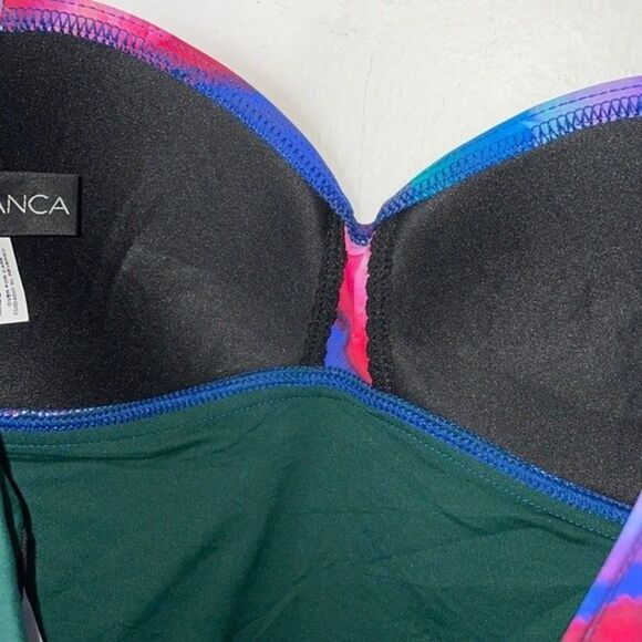 La Blanca Womens Size 6 Swim Hidden Gem Tankini Top - Picture 5 of 9